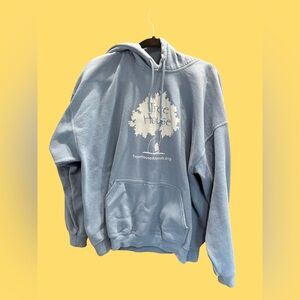 Gildan Light Blue Men's Hoodie